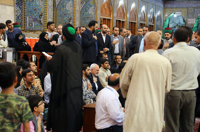 (تصاویر) زیارت ظریف در کربلا و نجف (تصاویر) زیارت ظریف در کربلا و نجف