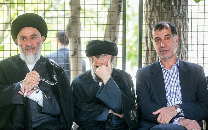 (تصاویر) تشییع عبدالحسین حائری