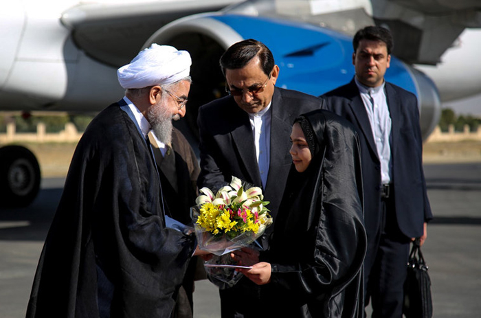 (تصاویر) استقبال از روحانی تغییری نکرد