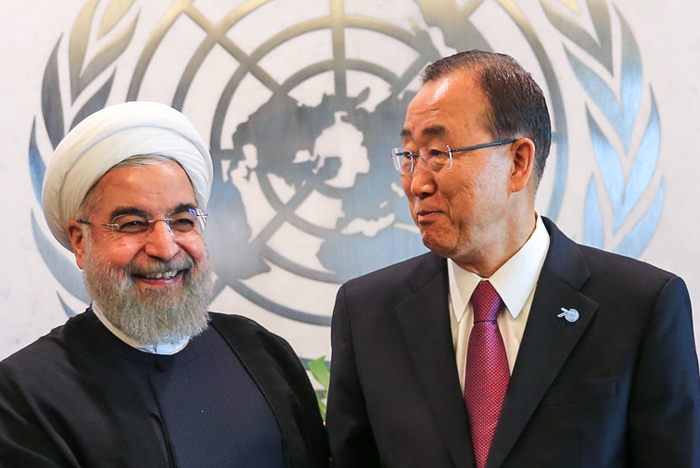 (تصاویر) دیدار روحانی با بانکیمون (تصاویر) دیدار روحانی با بانکیمون