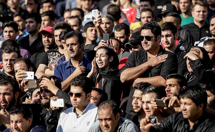 (تصاویر) مراسم وداع با هادی نوروزی در آزادی