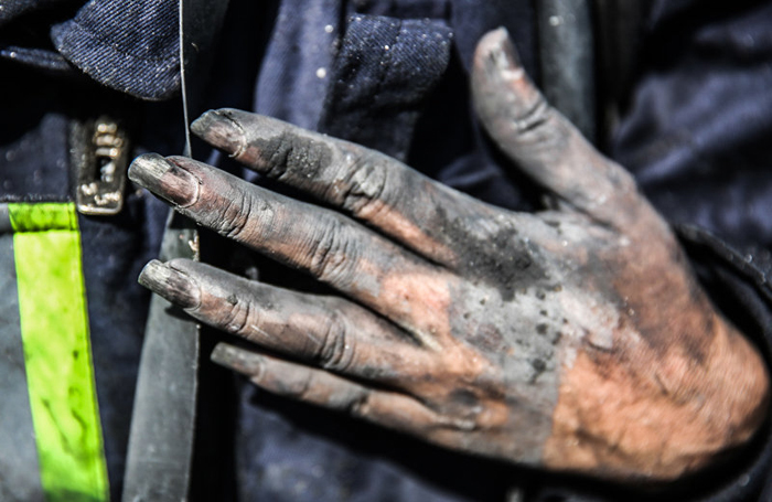 (تصاویر) مانور زنان آتش‌نشان