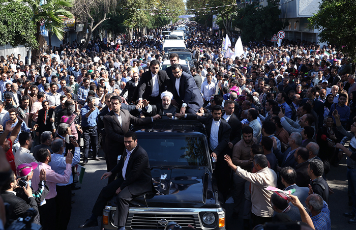 (تصاویر) سفر روحانی به مازندران