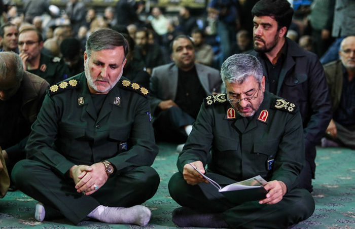 (تصاویر) مراسم ترحیم سردار همدانی
