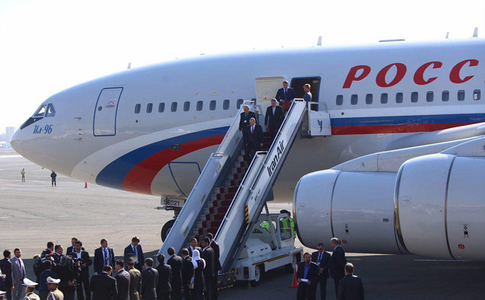 (تصاویر) ورود پوتین به تهران