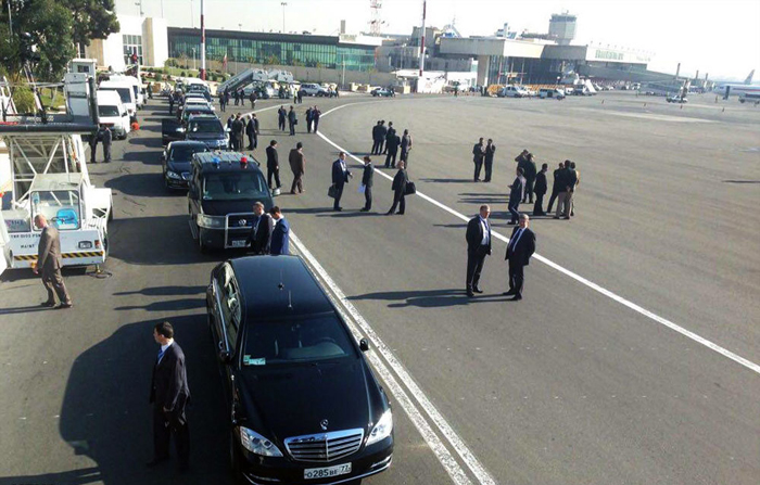 (تصاویر) ورود پوتین به تهران