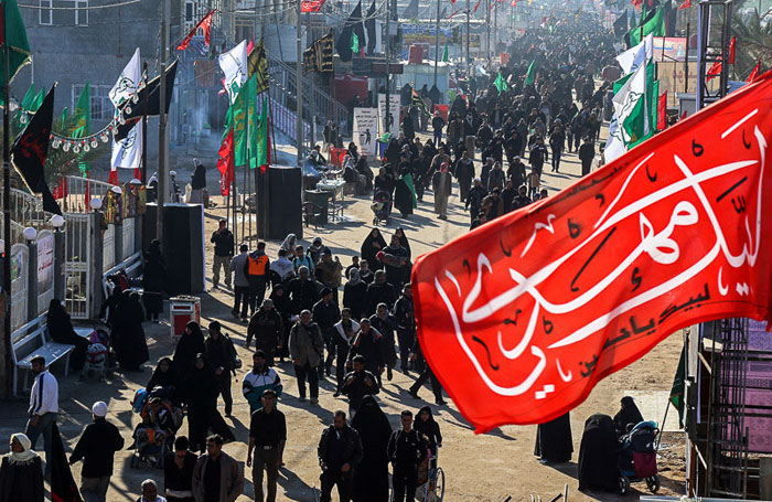(تصاویر) حرکت زائران از نجف به کربلا (تصاویر) حرکت زائران از نجف به کربلا