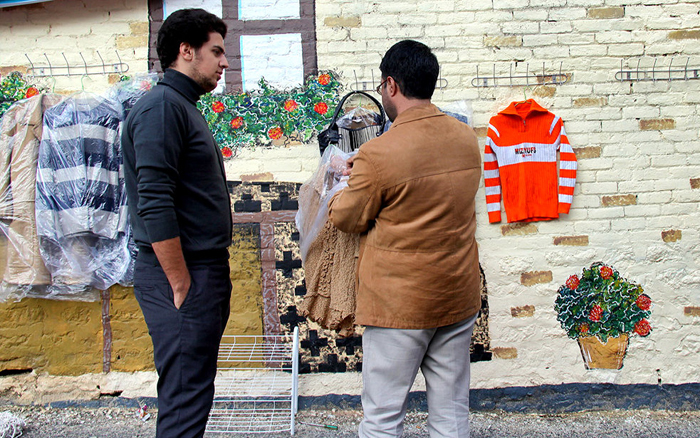 (تصاویر) دیوار مهربانی در کرمانشاه