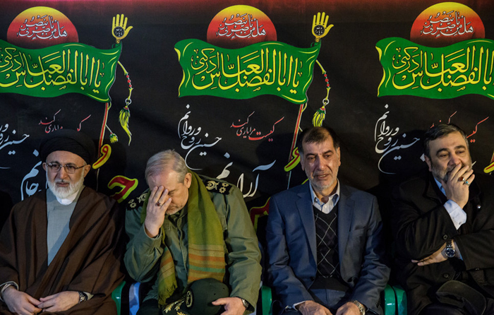 (تصاویر) تشییع سردار فولادگر، جانباخته منا (تصاویر) تشییع سردار فولادگر، جانباخته منا