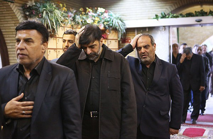 (تصاویر) مجلس ترحیم غلامحسین مظلومی