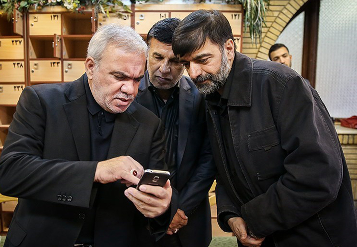 (تصاویر) مجلس ترحیم غلامحسین مظلومی