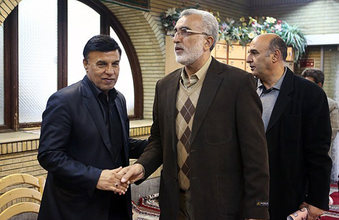 (تصاویر) مجلس ترحیم غلامحسین مظلومی