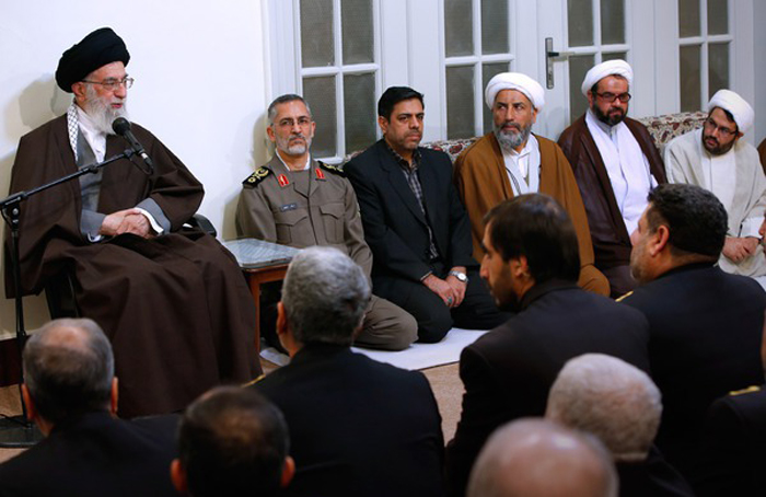 (تصاویر) دیدار فرماندهان نیروی دریایی ارتش با رهبرانقلاب