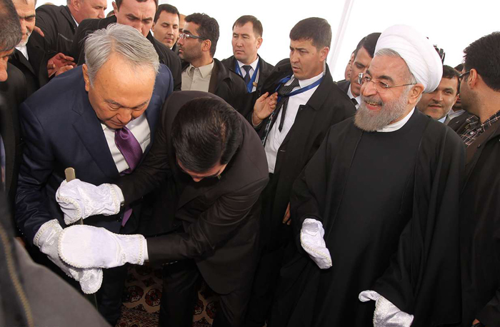(تصاویر) افتتاح خطآهن ایران-ترکمنستان-قزاقستان (تصاویر) افتتاح خطآهن ایران-ترکمنستان-قزاقستان