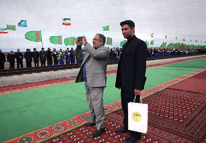 (تصاویر) افتتاح خطآهن ایران-ترکمنستان-قزاقستان (تصاویر) افتتاح خطآهن ایران-ترکمنستان-قزاقستان