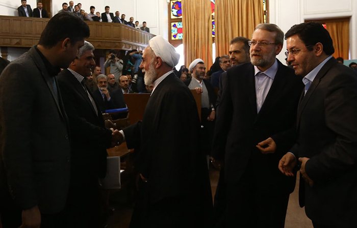 تقدیر علی لاریجانی از ناطقنوری تقدیر علی لاریجانی از ناطقنوری