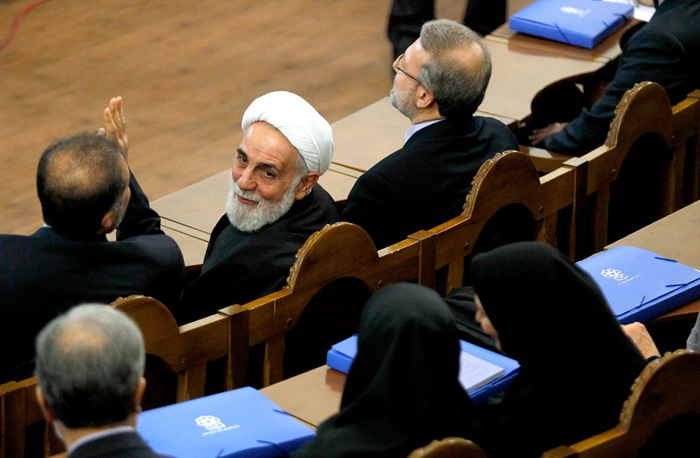 تقدیر علی لاریجانی از ناطقنوری تقدیر علی لاریجانی از ناطقنوری