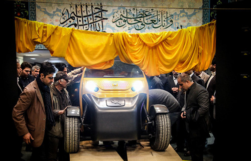 (تصاویر) رونمایی از خودروی برقی در قزوین (تصاویر) رونمایی از خودروی برقی در قزوین