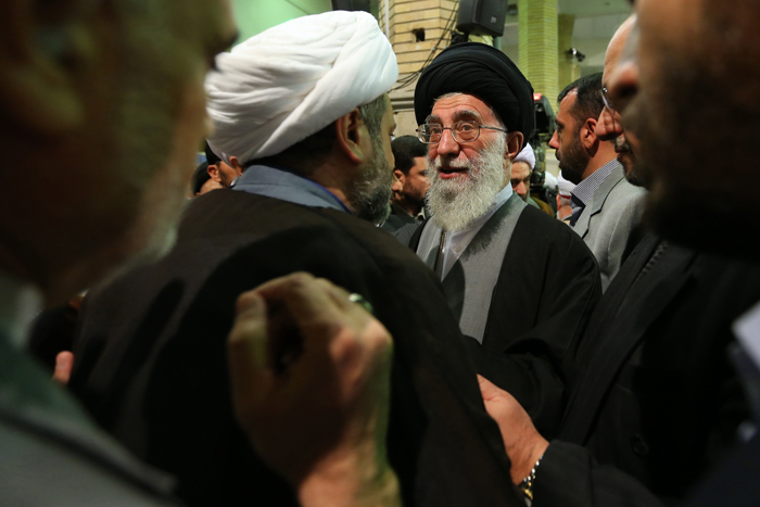 (تصاویر) دیدار مسئولان و علمای اسلامی با رهبرانقلاب