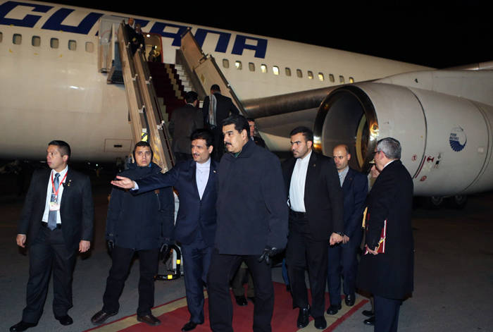 رئیسجمهور ونزوئلا وارد تهران شد رئیسجمهور ونزوئلا وارد تهران شد