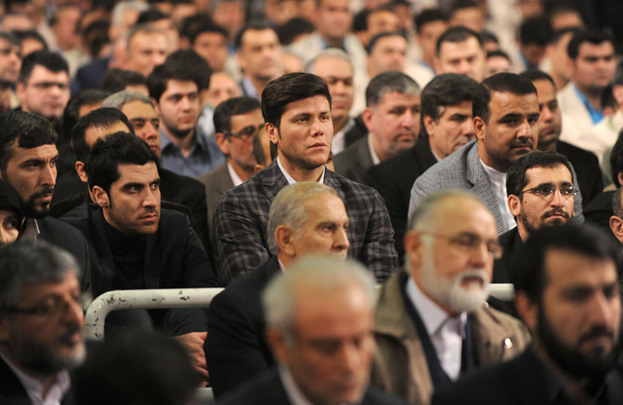 (تصاویر) دیدار قهرمانان آسیایی با رهبرانقلاب (تصاویر) دیدار قهرمانان آسیایی با رهبرانقلاب