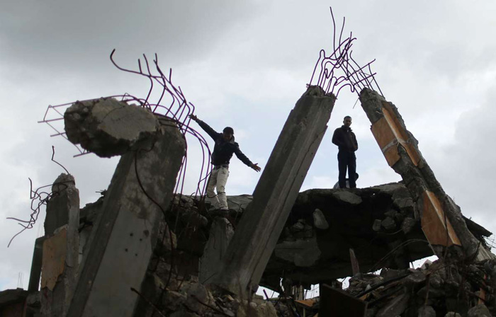 (تصاویر) گذراندن زمستان در غزه