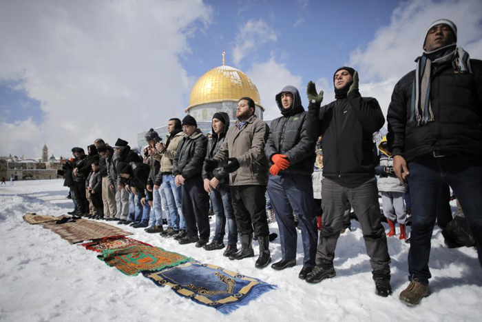 (تصاویر) بیت المقدس سفیدپوش شد (تصاویر) بیت المقدس سفیدپوش شد