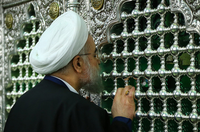 (تصاویر) سفر روحانی به قم (تصاویر) سفر روحانی به قم