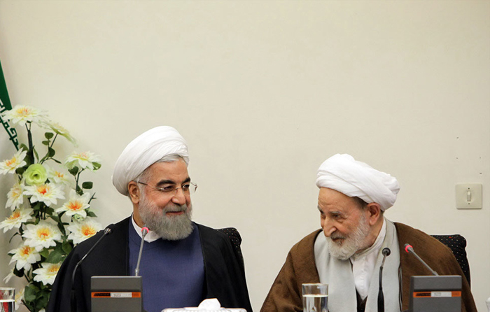 (تصاویر) دیدار روحانی با علما و مراجع قم (تصاویر) دیدار روحانی با علما و مراجع قم