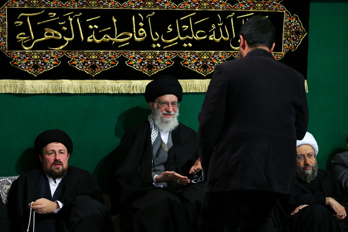 (تصاویر) عزاداری فاطمی در حضور رهبرانقلاب (تصاویر) عزاداری فاطمی در حضور رهبرانقلاب