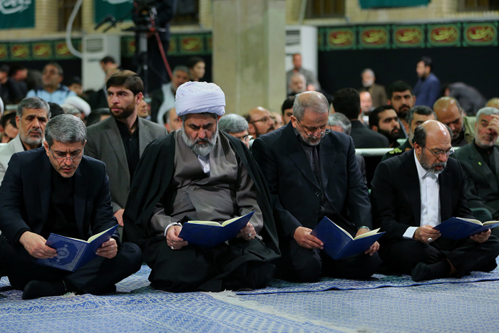 (تصاویر) عزاداری فاطمی در حضور رهبرانقلاب (تصاویر) عزاداری فاطمی در حضور رهبرانقلاب