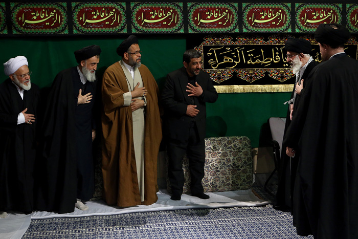 (تصاویر) عزاداری فاطمی در حضور رهبرانقلاب (تصاویر) عزاداری فاطمی در حضور رهبرانقلاب