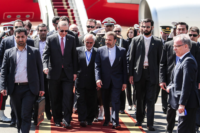 (تصاویر) اردوغان وارد تهران شد