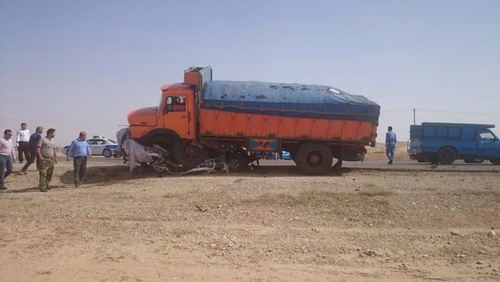 (تصاویر) تصادف هولناک در اهواز