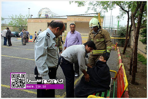 ریزش حیاط مدرسه و مصدومیت 3 دانشآموز در تهران ریزش حیاط مدرسه و مصدومیت 3 دانشآموز در تهران