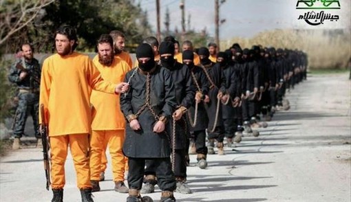 (تصاویر) اعدام داعشیها به دست نارنجیپوشان (تصاویر) اعدام داعشیها به دست نارنجیپوشان