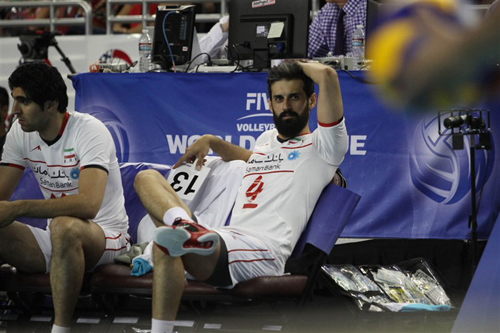 (تصاویر) دیدار والیبال ایران و امریکا