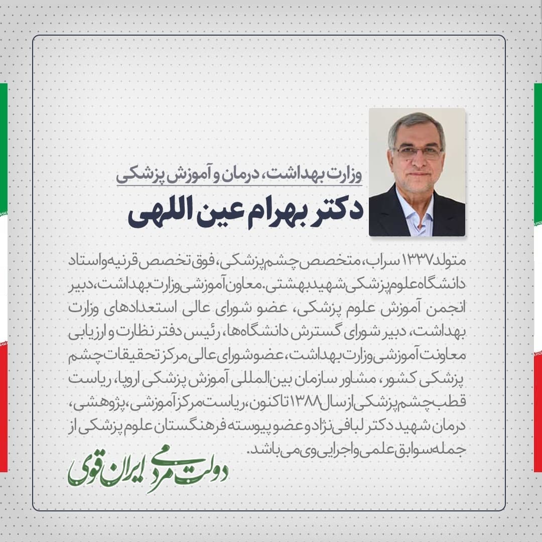 وزرای پیشنهادی دولت سیزدهم