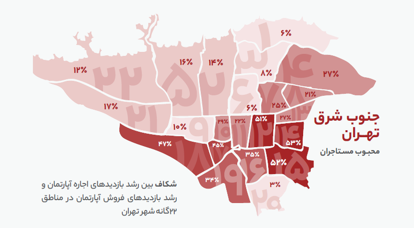 کوچ مستاجران به جنوب شرق تهران
