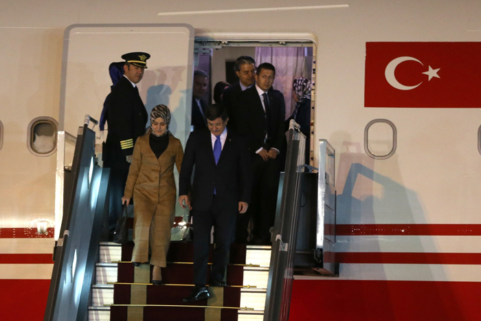 (تصاویر) استقبال از داوداغلو در تهران (تصاویر) استقبال از داوداغلو در تهران