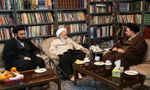 حضور یک مرجع تقلید دیگر در خانه سید حسن خمینی (+ عکس) حضور یک مرجع تقلید دیگر در خانه سید حسن خمینی (+ عکس)