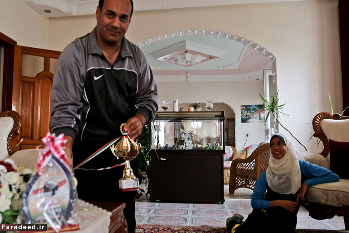 (تصاویر) دختری که برای فلسطین می‌دود