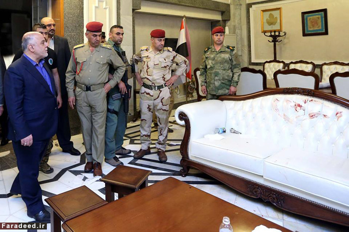 (تصاویر) بازدید العبادی از پارلمان پس از حمله (تصاویر) بازدید العبادی از پارلمان پس از حمله