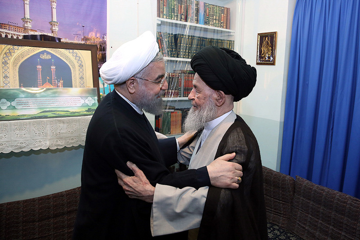 (تصاویر) دیدار روحانی با مراجع قم (تصاویر) دیدار روحانی با مراجع قم