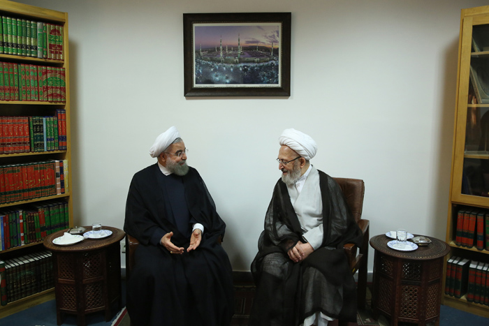 (تصاویر) دیدار روحانی با مراجع قم (تصاویر) دیدار روحانی با مراجع قم