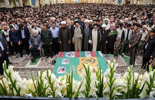 (تصاویر) تشییع پیکر 6 شهید جنگ سوریه در قم