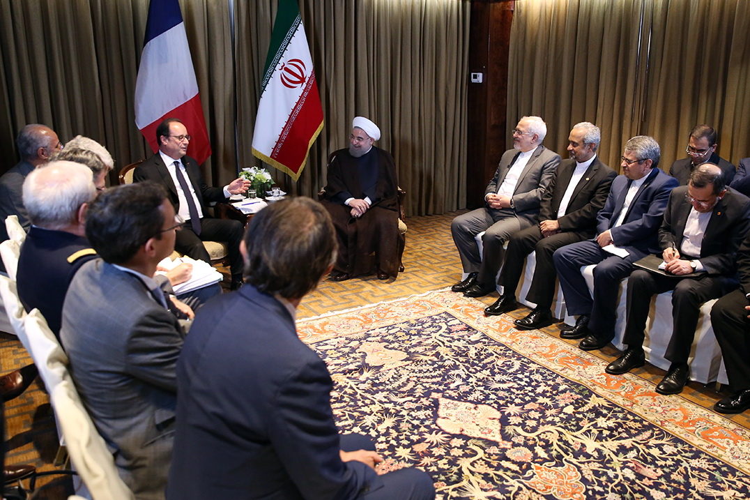 (تصاویر) دکتر روحانی در دیدار فرانسوا اولاند (تصاویر) دکتر روحانی در دیدار فرانسوا اولاند