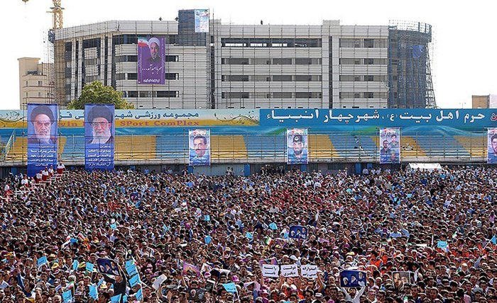 (تصاویر) استقبال از روحانی در قزوین (تصاویر) استقبال از روحانی در قزوین