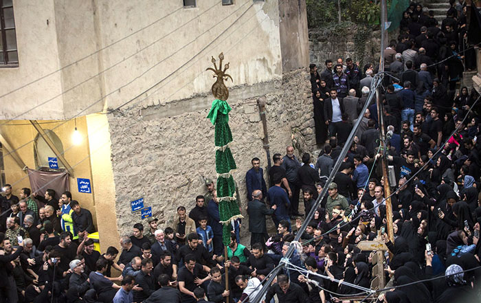 (تصاویر) آئین علم‌بندان در ماسوله