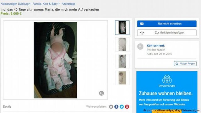 شوکِ آگهی فروشِ نوزاد ۴۰ روزه در اینترنت شوکِ آگهی فروشِ نوزاد ۴۰ روزه در اینترنت